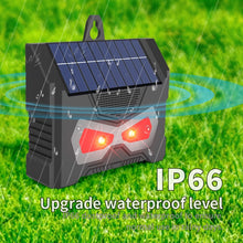 Load image into Gallery viewer, Outdoor Ultrasonic Solar Mouse Repeller LED Flash Animal Repeller