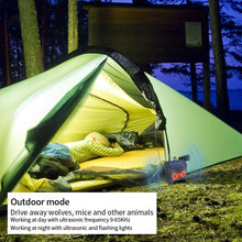 Load image into Gallery viewer, Outdoor Ultrasonic Solar Mouse Repeller LED Flash Animal Repeller