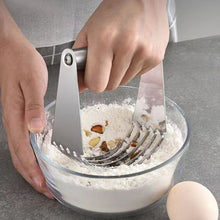 Load image into Gallery viewer, Stainless Steel Cutter 5-Layer Curved Dough Mixer Kitchen Baking Flour Cutter Gadgets
