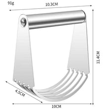Load image into Gallery viewer, Stainless Steel Cutter 5-Layer Curved Dough Mixer Kitchen Baking Flour Cutter Gadgets