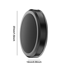 Load image into Gallery viewer, Zero Gravity Car Steering Wheel Phone Navigation Mount Sticky Metal Magnetic Holder, D35
