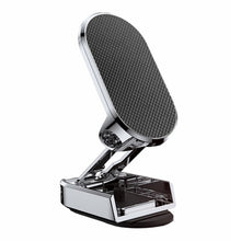 Load image into Gallery viewer, D11 Magnetic Folding Car Phone Holder Rotatable Dashboard Stick-On Navigation Stand, Black Frosted, Silver Frosted
