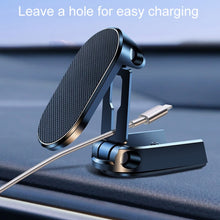 Load image into Gallery viewer, D11 Magnetic Folding Car Phone Holder Rotatable Dashboard Stick-On Navigation Stand, Black Frosted, Silver Frosted