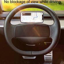 Load image into Gallery viewer, Magnetic Folding Car Phone Holder Rotatable Steering Wheel Stick-On Navigation Stand, D21