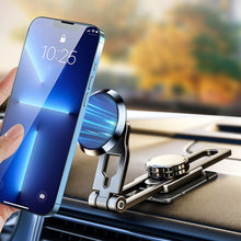Load image into Gallery viewer, Foldable Suspension Car Phone Holder Magnetic Slide Type Metal Navigation Stand, D31