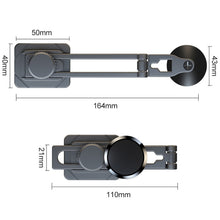 Load image into Gallery viewer, Foldable Suspension Car Phone Holder Magnetic Slide Type Metal Navigation Stand, D31