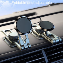 Load image into Gallery viewer, Foldable Suspension Car Phone Holder Magnetic Slide Type Metal Navigation Stand, D31