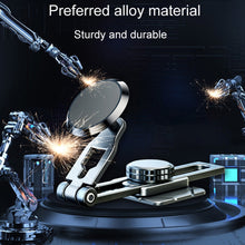 Load image into Gallery viewer, Foldable Suspension Car Phone Holder Magnetic Slide Type Metal Navigation Stand, D31