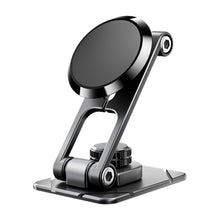 Load image into Gallery viewer, Foldable Suspension Car Phone Holder Magnetic Adhesive Type Metal Navigation Stand, D30