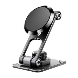 Foldable Suspension Car Phone Holder Magnetic Adhesive Type Metal Navigation Stand, D30