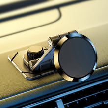 Load image into Gallery viewer, Foldable Suspension Car Phone Holder Magnetic Adhesive Type Metal Navigation Stand, D30