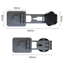 Load image into Gallery viewer, Foldable Suspension Car Phone Holder Magnetic Adhesive Type Metal Navigation Stand, D30