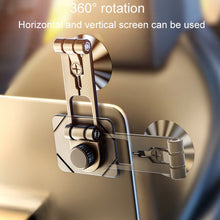 Load image into Gallery viewer, Foldable Suspension Car Phone Holder Magnetic Adhesive Type Metal Navigation Stand, D30