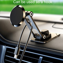 Load image into Gallery viewer, Foldable Suspension Car Phone Holder Magnetic Adhesive Type Metal Navigation Stand, D30