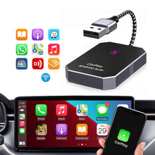 Load image into Gallery viewer, Car Carplay Box Wired to Wireless Bluetooth Adapter, For Android, For IOS, 2 in 1