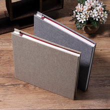Load image into Gallery viewer, Simple Linen Self-adhesive Film Album Retro Family Large Capacity Handmade Creative Gifts