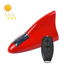 Load image into Gallery viewer, Solar Remote Control Signal Radio Shark Fin Antenna Anti-Tailgating Roof Warning Light