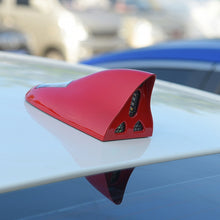 Load image into Gallery viewer, Solar Remote Control Signal Radio Shark Fin Antenna Anti-Tailgating Roof Warning Light