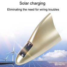 Load image into Gallery viewer, Solar Remote Control Signal Radio Shark Fin Antenna Anti-Tailgating Roof Warning Light