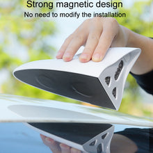 Load image into Gallery viewer, Solar Remote Control Signal Radio Shark Fin Antenna Anti-Tailgating Roof Warning Light