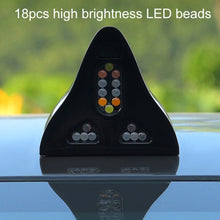 Load image into Gallery viewer, Solar Remote Control Signal Radio Shark Fin Antenna Anti-Tailgating Roof Warning Light