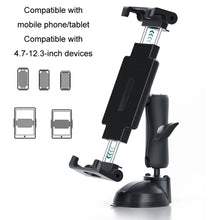 Load image into Gallery viewer, Multifunctional Car Dashboard Mobile Phone Folding Holder, Folding Back Clip, Folding Back Clip+Plastic Oval Ball, Folding Back Clip+Metal Oval Ball, Base Screw Fixation, Suction Cup Base Type A, Suction Cup Base Type B, Suction Cup Base Type C