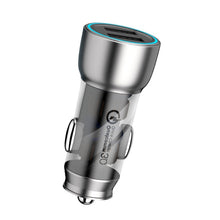 Load image into Gallery viewer, QIAKEY Vehicle Dual Port Fast Charging Charger One To Two Cigarette Lighter, TK518 Coffee, TK518 Blue, TK515 Coffee, TK515 Blue, TK519 Coffee