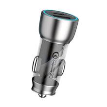 Load image into Gallery viewer, QIAKEY Vehicle Dual Port Fast Charging Charger One To Two Cigarette Lighter, TK518 Coffee, TK518 Blue, TK515 Coffee, TK515 Blue, TK519 Coffee