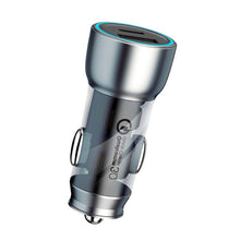 Load image into Gallery viewer, QIAKEY Vehicle Dual Port Fast Charging Charger One To Two Cigarette Lighter, TK518 Coffee, TK518 Blue, TK515 Coffee, TK515 Blue, TK519 Coffee
