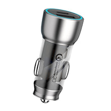 Load image into Gallery viewer, QIAKEY Vehicle Dual Port Fast Charging Charger One To Two Cigarette Lighter, TK518 Coffee, TK518 Blue, TK515 Coffee, TK515 Blue, TK519 Coffee