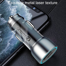 Load image into Gallery viewer, QIAKEY Vehicle Dual Port Fast Charging Charger One To Two Cigarette Lighter, TK518 Coffee, TK518 Blue, TK515 Coffee, TK515 Blue, TK519 Coffee