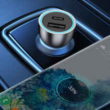 Load image into Gallery viewer, QIAKEY Vehicle Dual Port Fast Charging Charger One To Two Cigarette Lighter, TK518 Coffee, TK518 Blue, TK515 Coffee, TK515 Blue, TK519 Coffee