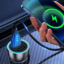 Load image into Gallery viewer, QIAKEY Vehicle Dual Port Fast Charging Charger One To Two Cigarette Lighter, TK518 Coffee, TK518 Blue, TK515 Coffee, TK515 Blue, TK519 Coffee