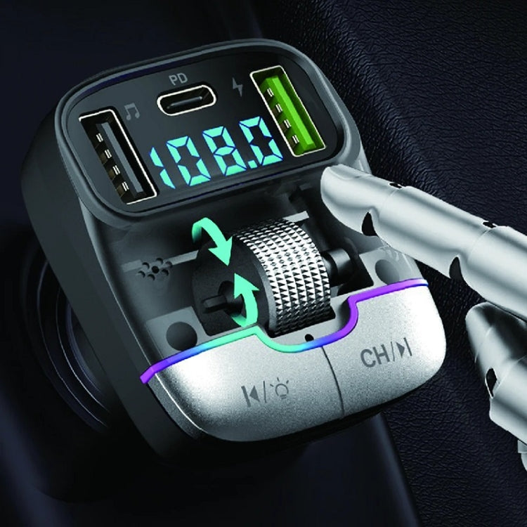 Car Bluetooth MP3 Player Fast Charging Charger, GZ01
