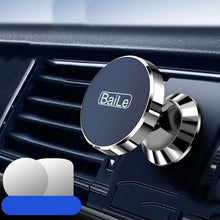 Load image into Gallery viewer, BaiLe Magnetic Car Phone Holder Universal Car Dashboard Fixed Navigation Bracket, Sticker Silver, Sticker Black, Buckle Silver, Buckle Black
