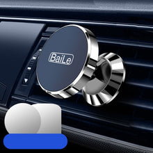 Load image into Gallery viewer, BaiLe Magnetic Car Phone Holder Universal Car Dashboard Fixed Navigation Bracket, Sticker Silver, Sticker Black, Buckle Silver, Buckle Black
