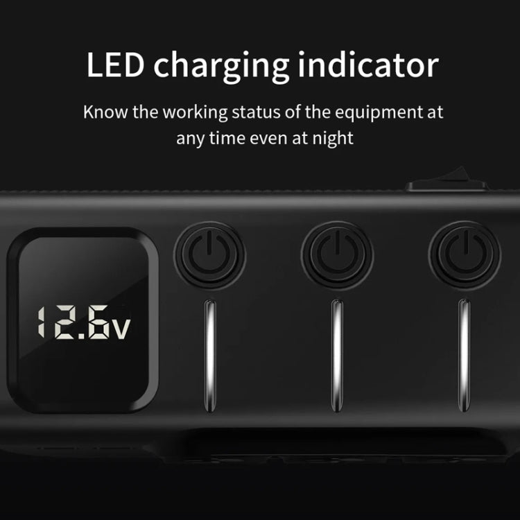 120W Digital Display Cigarette Lighter Car Fast Charging Charger