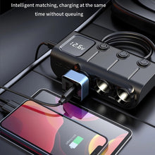 Load image into Gallery viewer, 120W Digital Display Cigarette Lighter Car Fast Charging Charger