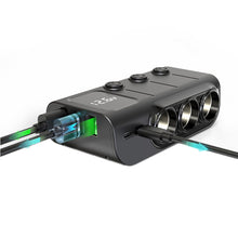 Load image into Gallery viewer, 120W Digital Display Cigarette Lighter Car Fast Charging Charger