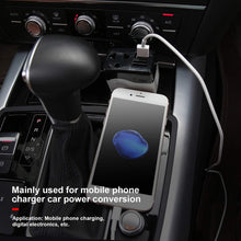 Load image into Gallery viewer, 12V/24V To 220V Auto Car Power Converter Adapter With USB Charging Port