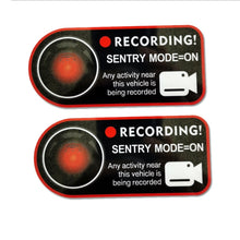 Load image into Gallery viewer, For Tesla Model 3/Y/S/X Sentry Mode Warning Sticker