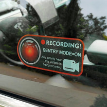 Load image into Gallery viewer, For Tesla Model 3/Y/S/X Sentry Mode Warning Sticker