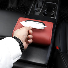 Load image into Gallery viewer, Auto Armrest Tissue Box Car Seat Back Hanging Napkin Pack Cover