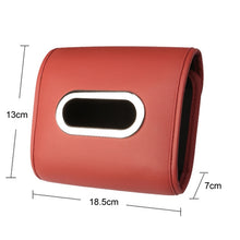 Load image into Gallery viewer, Auto Armrest Tissue Box Car Seat Back Hanging Napkin Pack Cover