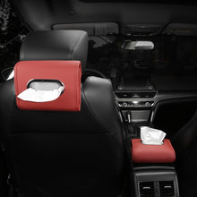 Load image into Gallery viewer, Auto Armrest Tissue Box Car Seat Back Hanging Napkin Pack Cover