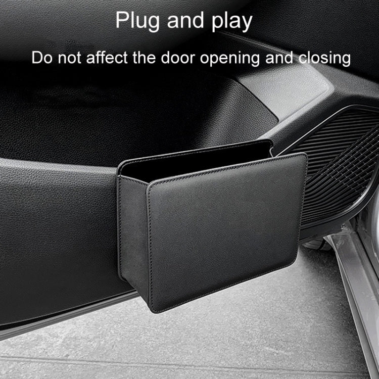Car Folding Trash Can Multifunctional Seatback Hanging Storage Box