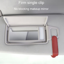 Load image into Gallery viewer, Car Eyeglasses Storage Clip Automobile Sun Visor Sunglasses Carrying Holder