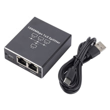 Load image into Gallery viewer, Gigabit Network Splitter Network Sharer RJ45 Network Cable Splitter, 1 To 3, 1 To 4