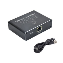 Load image into Gallery viewer, Gigabit Network Splitter Network Sharer RJ45 Network Cable Splitter, 1 To 3, 1 To 4