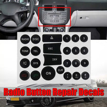 Load image into Gallery viewer, For Mercedes Benz C/E/GLK/W 2007-2014 Radio Button Repair Sticker